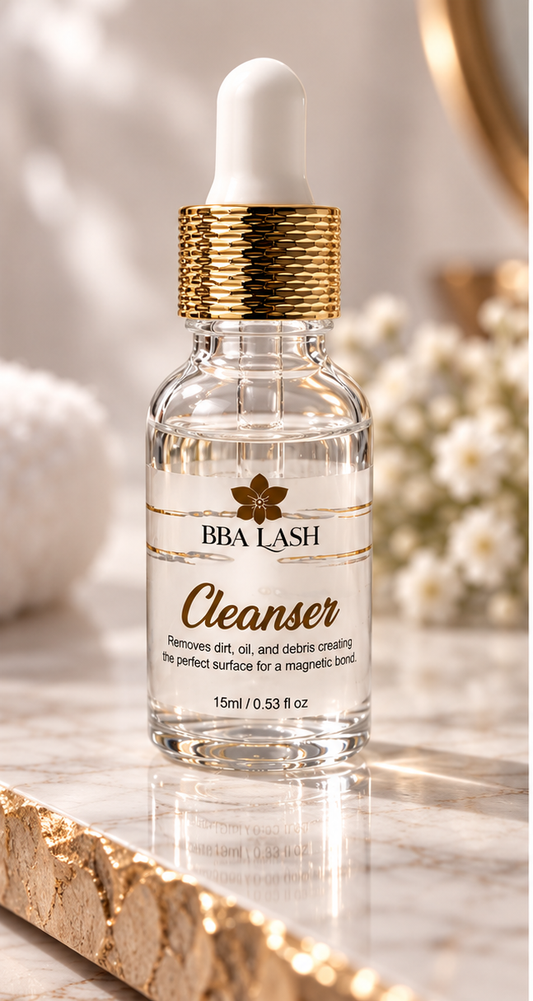 BBA Lash professional lash prep cleanser for eyelash extensions